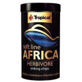Tropical Softline Africa Herbivore Chips Otçul Afrika Balıkları için Yumuşak Taneli Balık Yemi Medium 100 Ml 52 Gr