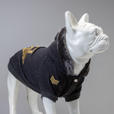 Lindo Dogs Army General Sweatshirt Köpek Kıyafeti Antrasit Beden 5
