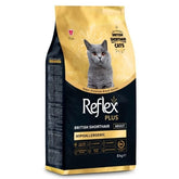 Reflex Plus British Shorthair Tavuklu ve Kızılcıklı Yetişkin Kedi Maması 8 Kg