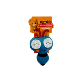 PetzzCats Bee Matatabili ve Çıngırak Sesli Peluş Kedi Oyuncağı Mavi 16x8 Cm