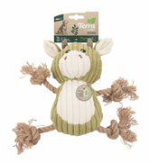 M-Pets Rosie Peluş Kedi ve Köpek Oyuncağı 28x23x11 Cm Beyaz/Yeşil