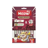 Moow Kuzu Etli Sebzeli ve Keçi Sütlü Yetişkin Sıvı Kedi Ödül Maması 1 Adet 6x12 Gr