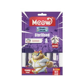 Moow Somonlu ve Keçi Sütlü Kısırlaştırılmış Sıvı Kedi Ödül Maması 1 Adet 6x12 Gr