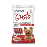 Spectrum Gusto Kuzu Etli ve Havuçlu Sıvı Yetişkin Köpek Ödül Maması 1 Adet 4x15 Gr