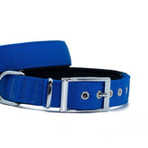 Doggie Elit Dokuma Köpek Boyun Tasması Medium Royal Mavi 3x42-50 Cm