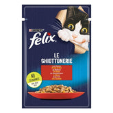 Felix Taze Sığır Etli Jöleli Pouch Yetişkin Yaş Kedi Maması 1 Adet 85 Gr