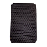 Cattie Altıgen Model Kum Toplayıcı Fonksiyonel Kedi Paspası Medium Siyah 37x50 Cm