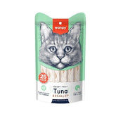 Wanpy Ton Balıklı ve Deniz Taraklı Sıvı Kedi Ödülü 1 Adet 25x14 Gr