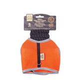 Cattie Havalı Dokuma Kedi Göğüs ve Gezdirme Takımı Small Turuncu 1x20-30 Cm