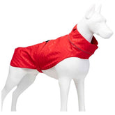 Lindo Dogs SoftShell Red Stripe Köpek Yağmurluğu Kırmızı Beden 8