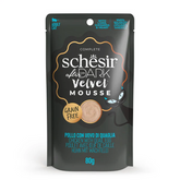 Schesir After Dark Velvet Mousse Tavuklu ve Bıldırcın Yumurtalı Yetişkin Kedi Yaş Maması 1 Adet 80 Gr