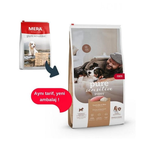 Mera Pure Sensitive Puppy Hindili Yavru Köpek Maması 4 Kg