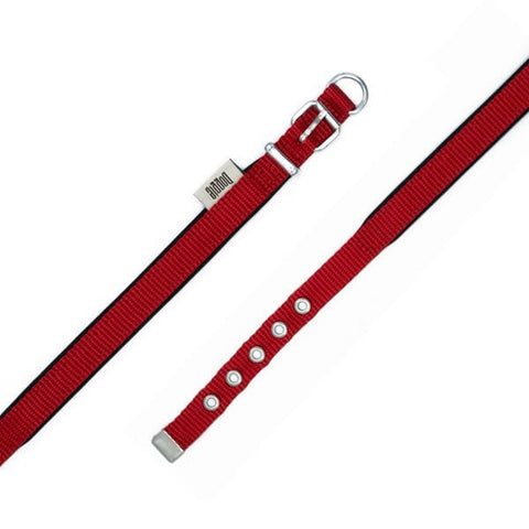 Doggie Comfort Dokuma Köpek Boyun Tasması Small Kırmızı 1.5x25-30 Cm