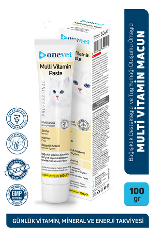 OneVet Multi Vitamin Paste Bağışıklık Destekleyici Kedi Maltı 100 Gr