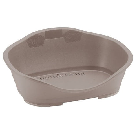 Stefanplast Sleeper Sert Plastik Kedi ve Köpek Yatağı Vizon 96x68x37.5 Cm No:5