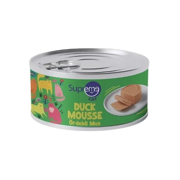 Supreme Cat Püre Ördekli Yetişkin Konserve Kedi Maması 85 Gr Tekli