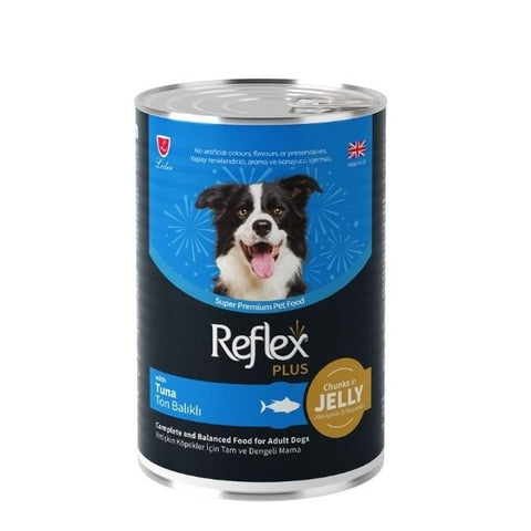 Reflex Plus Jöle İçinde Ton Balıklı Yetişkin Konserve Köpek Maması 1 Adet 400 Gr