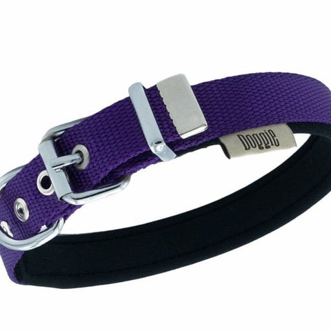 Doggie Comfort Dokuma Kemikli Köpek Boyun Tasması Small Mor 2x30-35 Cm