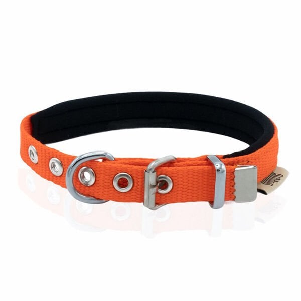 Doggie Comfort Dokuma Köpek Boyun Tasması Small Turuncu 1.5x25-30 Cm