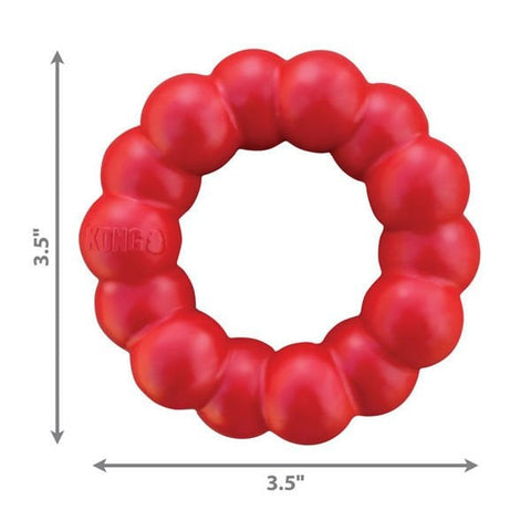 Kong Lastik Şeklinde Kauçuk Yavru Köpek Oyuncağı Small Mavi/Pembe 9 Cm