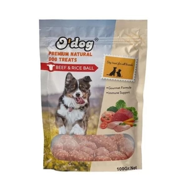 O Dog Dana Etli Lezzet Topları Köpek Ödül Maması 1 Adet 100 Gr