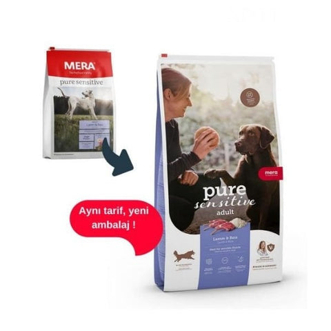 Mera Pure Sensitive Kuzulu Yetişkin Köpek Maması 4 Kg