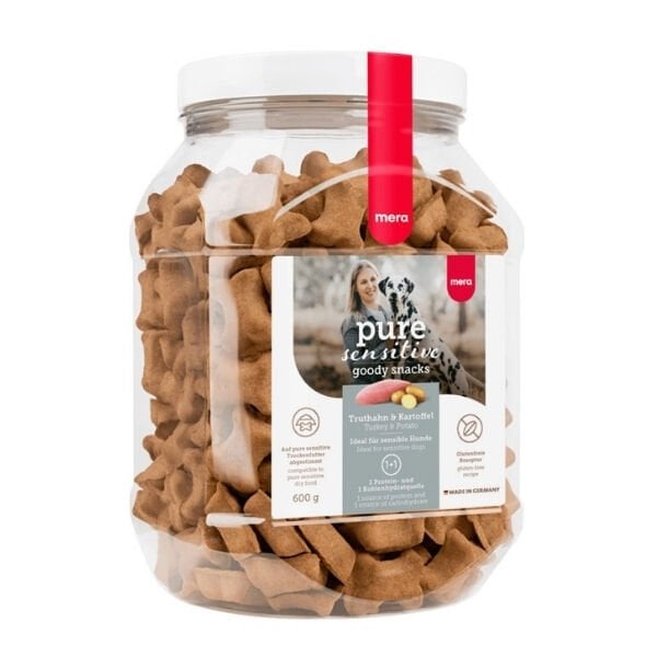 Mera Pure Sensitive Hindi Etli ve Patatesli Köpek Ödül Bisküvisi 600 Gr