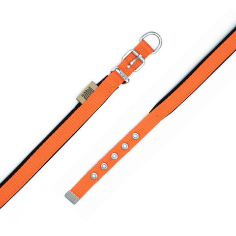 Doggie Comfort Dokuma Köpek Boyun Tasması Small Turuncu 1.5x25-30 Cm
