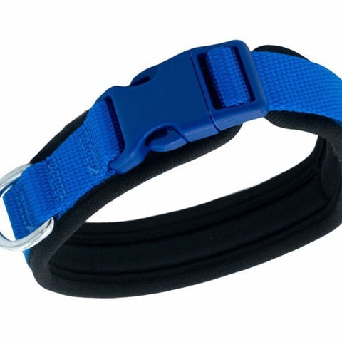 Doggie Havalı Dokuma Köpek Boyun Tasması Medium Mavi 2x35-45 Cm
