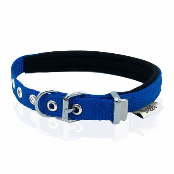 Doggie Comfort Dokuma Köpek Boyun Tasması Small Mavi 1.5x20-25 Cm