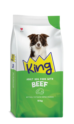King Biftekli Yetişkin Köpek Maması 10 Kg