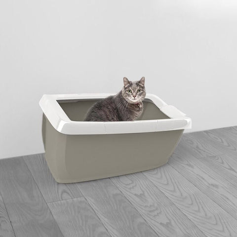 İmac Funny Junior Açık Kedi Tuvaleti Gri 57x43x28.5 Cm