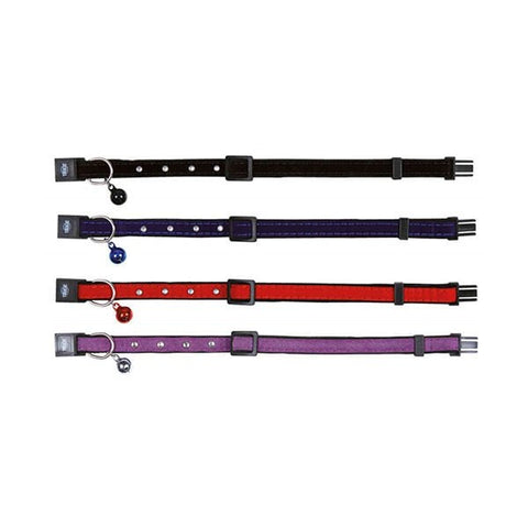 Trixie Kadife Kedi Boyun Tasması Karışık Renkli 24 Cm