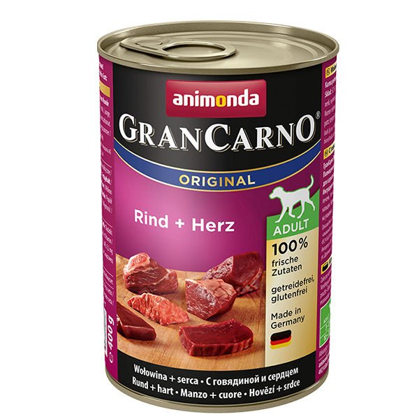 Animonda Biftek ve Yürekli Köpek Konservesi 1 Adet 400 Gr