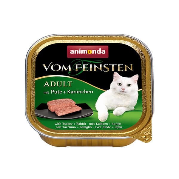 Animonda Hindi ve Tavşanlı Yetişkin Konserve Kedi Maması 1 Adet 100 Gr