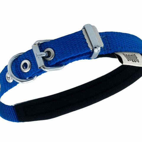 Doggie Comfort Dokuma Köpek Boyun Tasması Small Mavi 1.5x20-25 Cm
