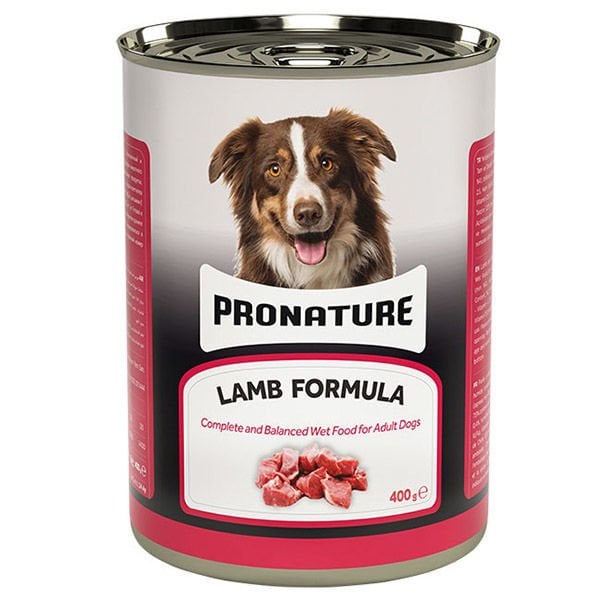 Pronature Kuzu Etli Parça Etli Yetişkin Köpek Konservesi 1 Adet 400 Gr
