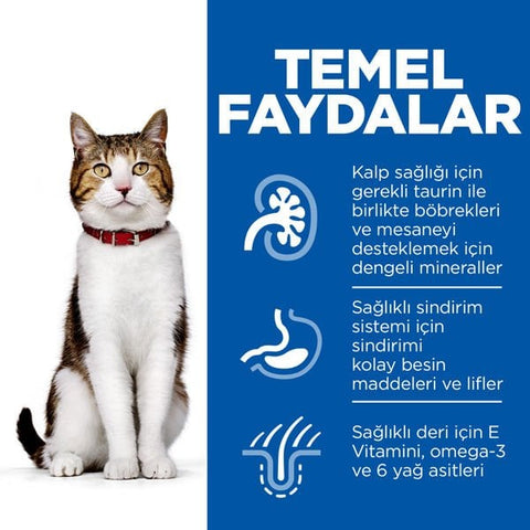 Hills Mature +7 Tavuklu Yaşlı Kedi Maması 1.5 Kg
