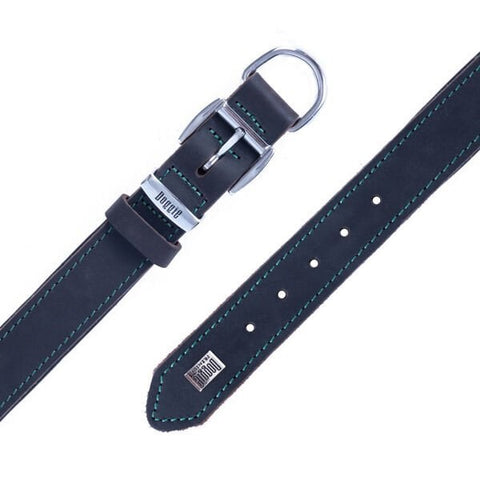 Doggie Yağlı Deri Köpek Boyun Tasması Medium Kahverengi 3x42-50 Cm