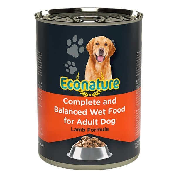 Econature Adult Kuzu Etli Yetişkin Köpek Konservesi 1 Adet 400 Gr