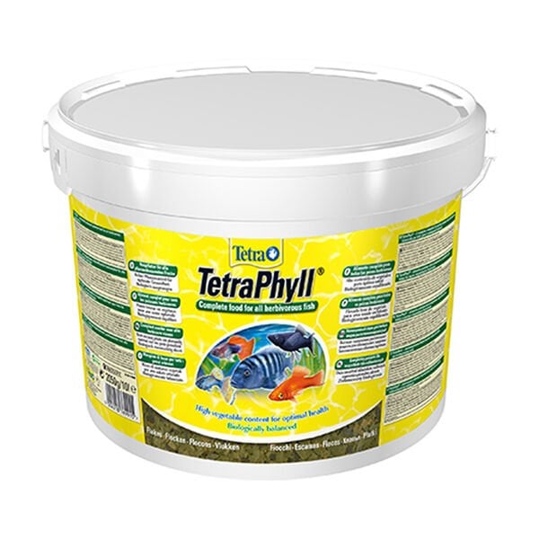 Tetra Phyll Kova Bitkisel Akvaryum Pul Balık Yemi 10 Lt