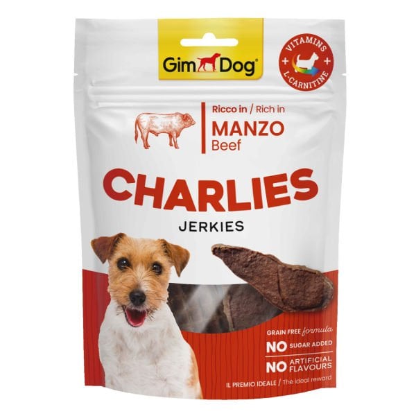 Gimdog Charlies Sığır Etli Tahılsız ve Şekersiz Köpek Ödül Maması 1 Adet 70 Gr