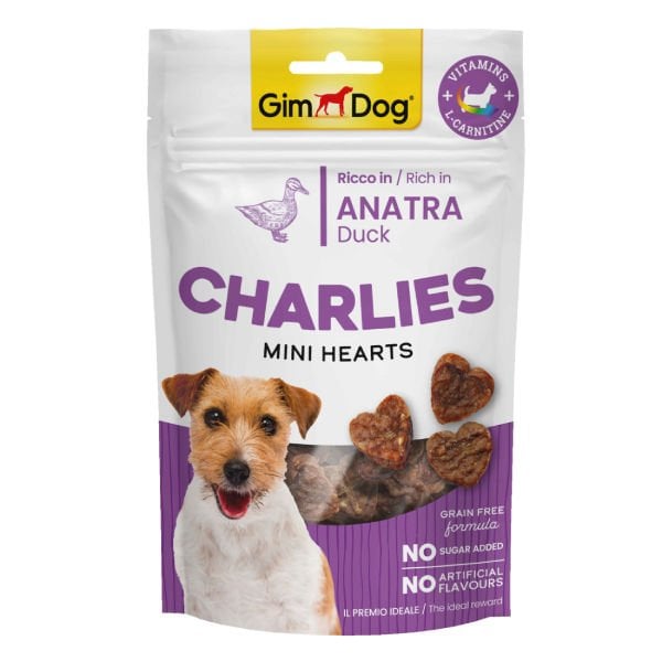 Gimdog Charlies Ördekli Tahılsız ve Şekersiz Köpek Ödül Maması 1 Adet 70 Gr