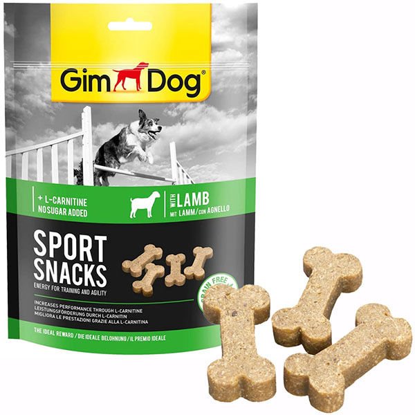 Gimdog Sportsnacks L-Carnitinli Kuzulu Köpek Ödül Maması Tablet 1 Adet 150 Gr