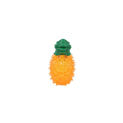 M-Pets Cooling Pineapple Serinletici Plastik Köpek Oyuncağı 12 Cm Turuncu