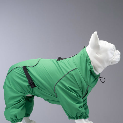 Lindo Dogs Quattro Nebula Köpek Yağmurluğu Yeşil Beden 5