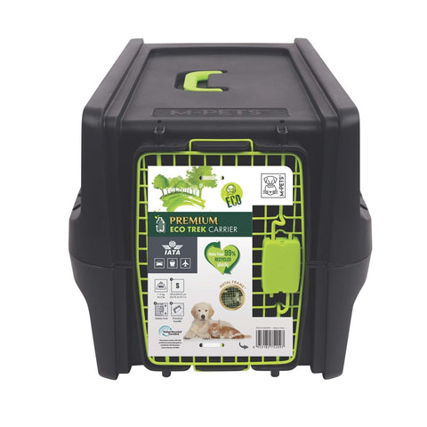 M-Pets Premium Eco Trek Iata Kedi ve Küçük Irk Köpek Taşıma Çantası 58.5x39x35 Cm Small Siyah