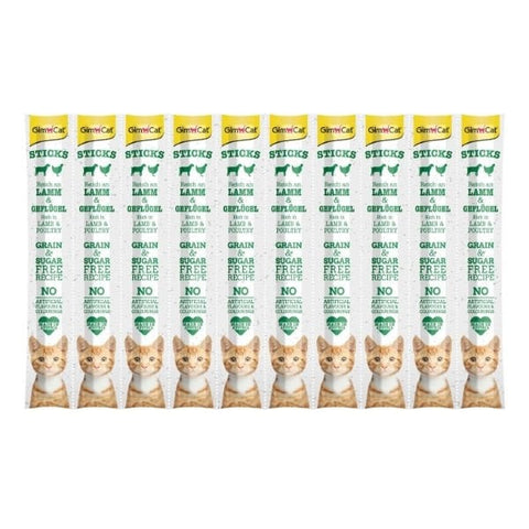Gimcat Sticks Kuzu ve Tavuk Etli Çubuk Kedi Ödül Maması 1 Adet 50 Gr