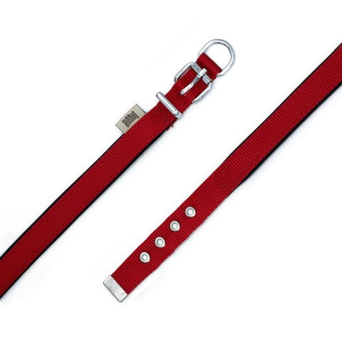 Doggie Comfort Dokuma Köpek Boyun Tasması Small Kırmızı 2x20-35 Cm