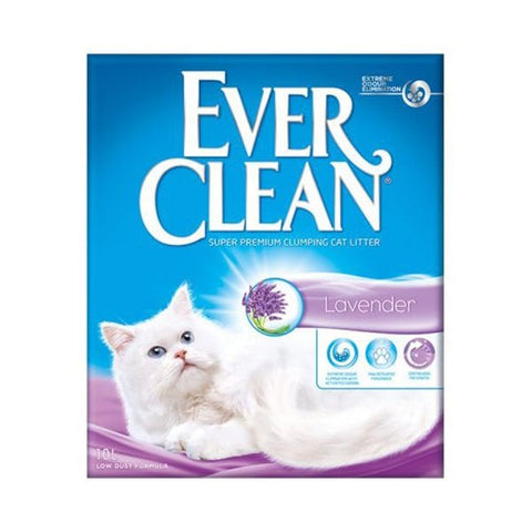 Ever Clean Lavanta Kokulu Topaklanan Kedi Kumu 1 Adet 10 Lt